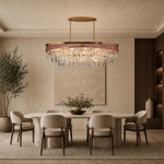Pietra Crystal Rectangular Chandelier