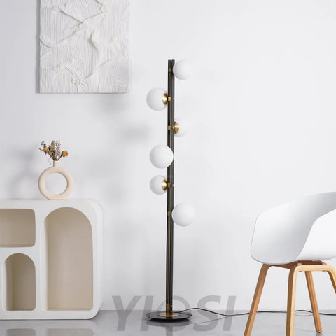 Planeta Floor Lamp ∅ 11.8″ - Horn-1-Yiosilamp