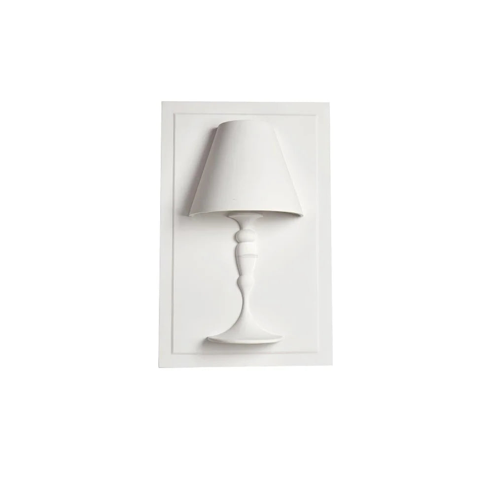 Plaster Picture Wall Sconce - Grain-1-Yiosilamp