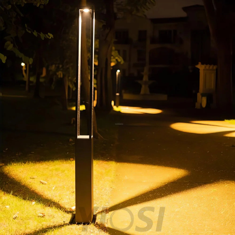 Pole Outdoor Floor Lamp - Pillar-1-Yiosilamp