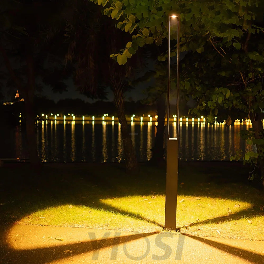 Pole Outdoor Floor Lamp - Pillar-1-Yiosilamp