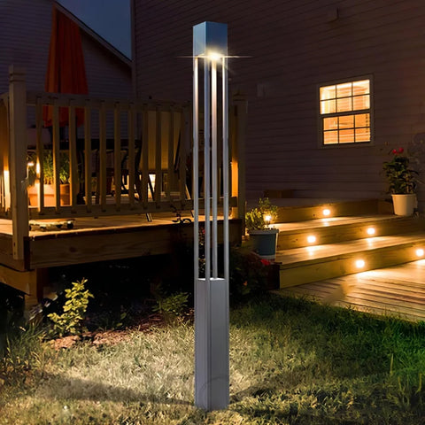 Pole Outdoor Floor Lamp - Pillar-1-Yiosilamp