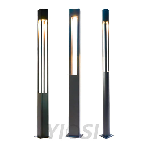 Pole Outdoor Floor Lamp - Pillar-1-Yiosilamp