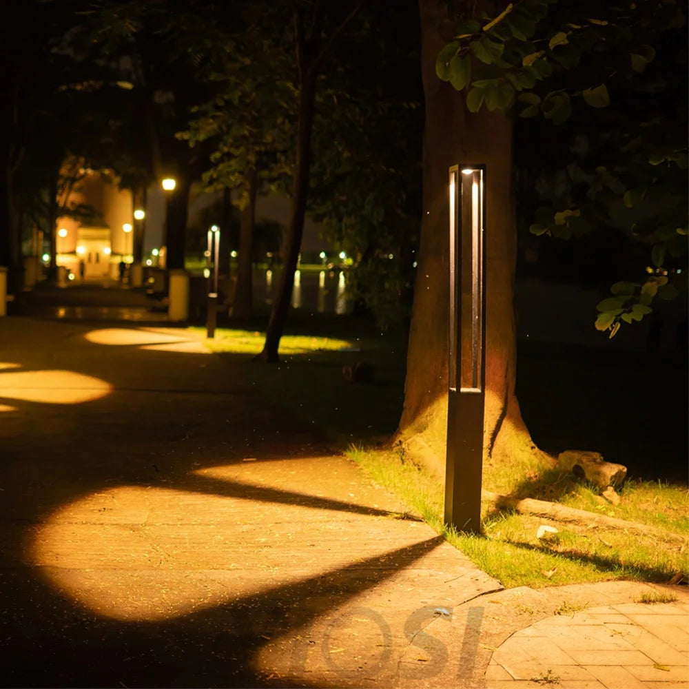 Pole Outdoor Floor Lamp - Pillar-1-Yiosilamp