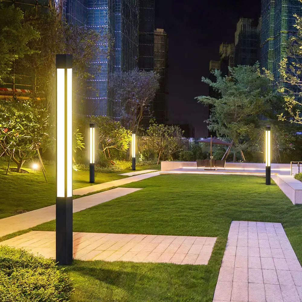 Pole Outdoor Floor Lamp - Pillar-1-Yiosilamp