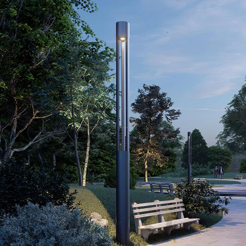 Pole Outdoor Floor Lamp - Pillar-1-Yiosilamp