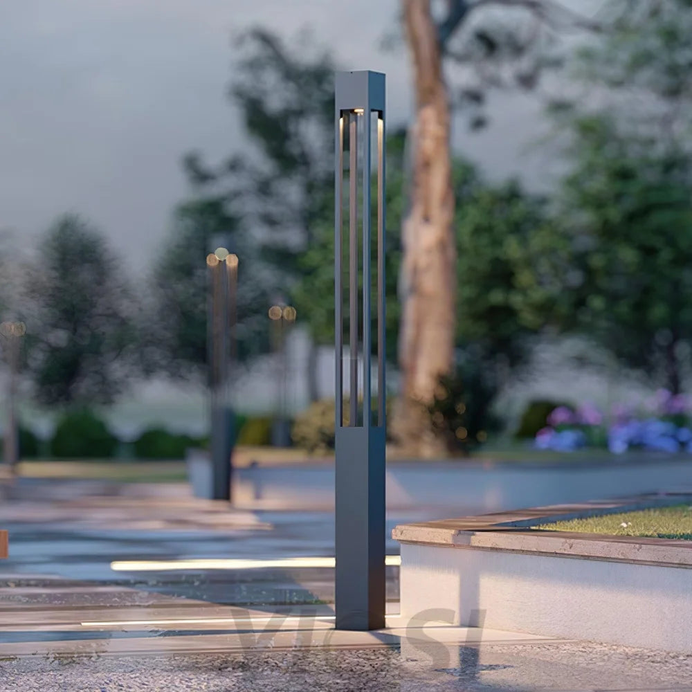 Pole Outdoor Floor Lamp - Pillar-1-Yiosilamp