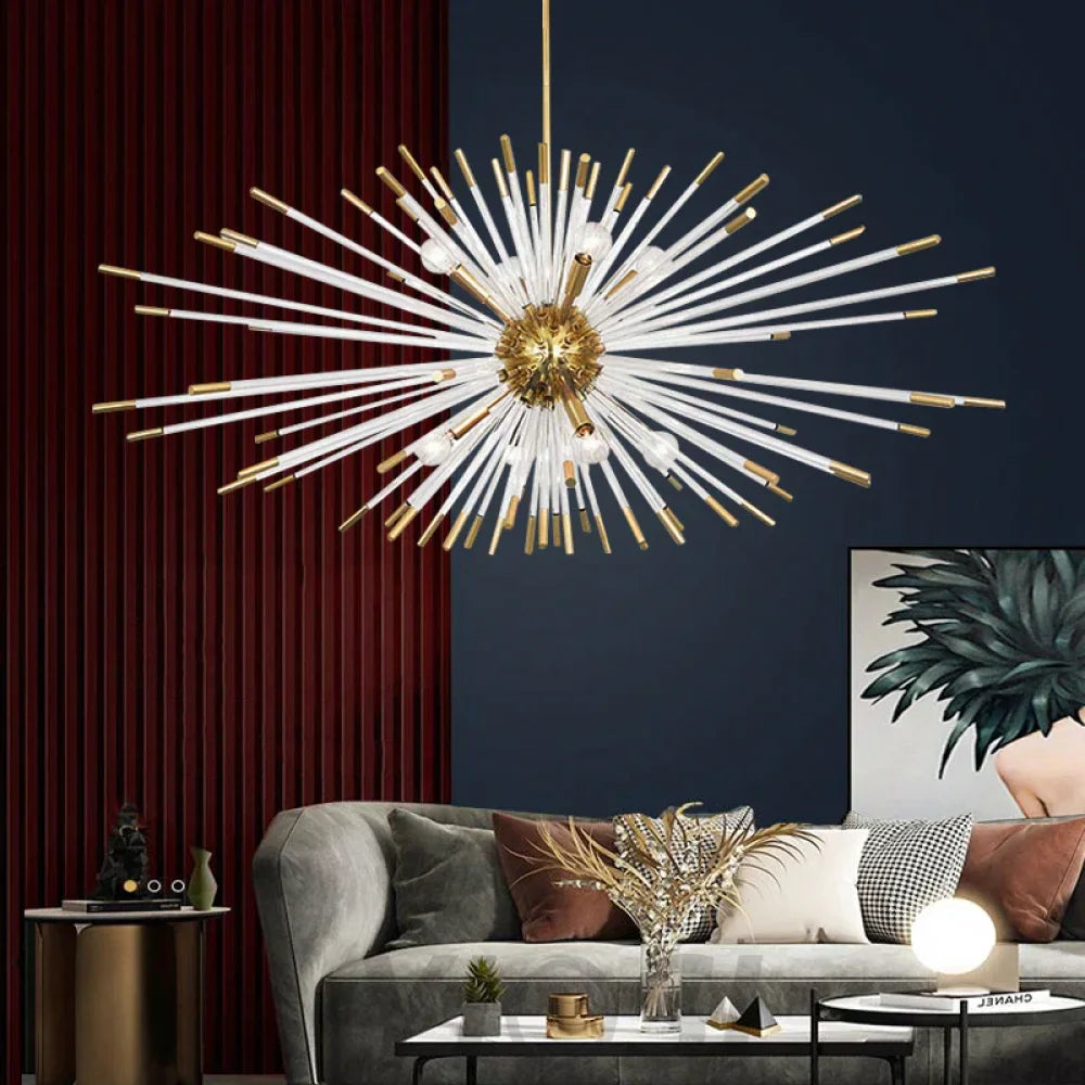 Post-Modern Sputnik Chandelier For Living Room Pendant Light