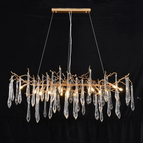 tree branch chandelier