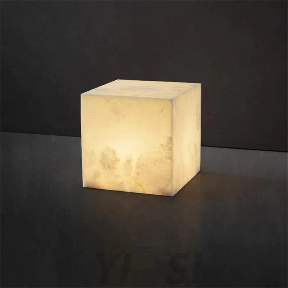 Prisca Alabaster Cubic Pendant Light Chandeliers