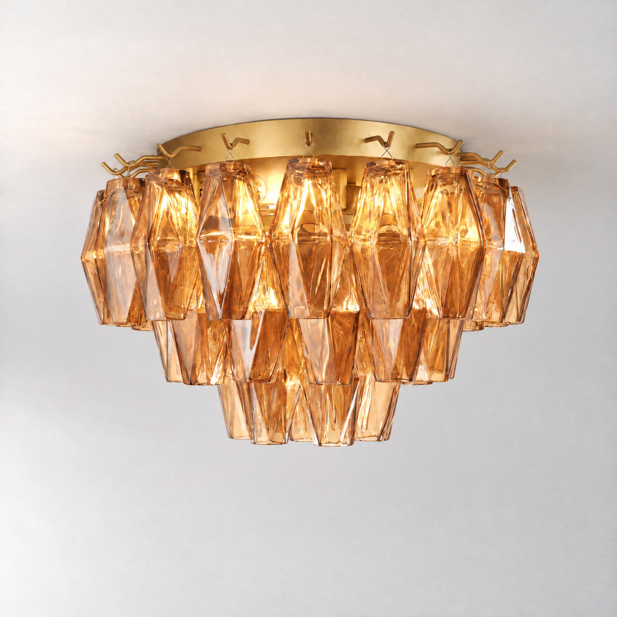 Prism Cup Flush Mount 17in - Copper