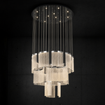 Prismata Crystal Modern Sculptural Ring Chandelier - main