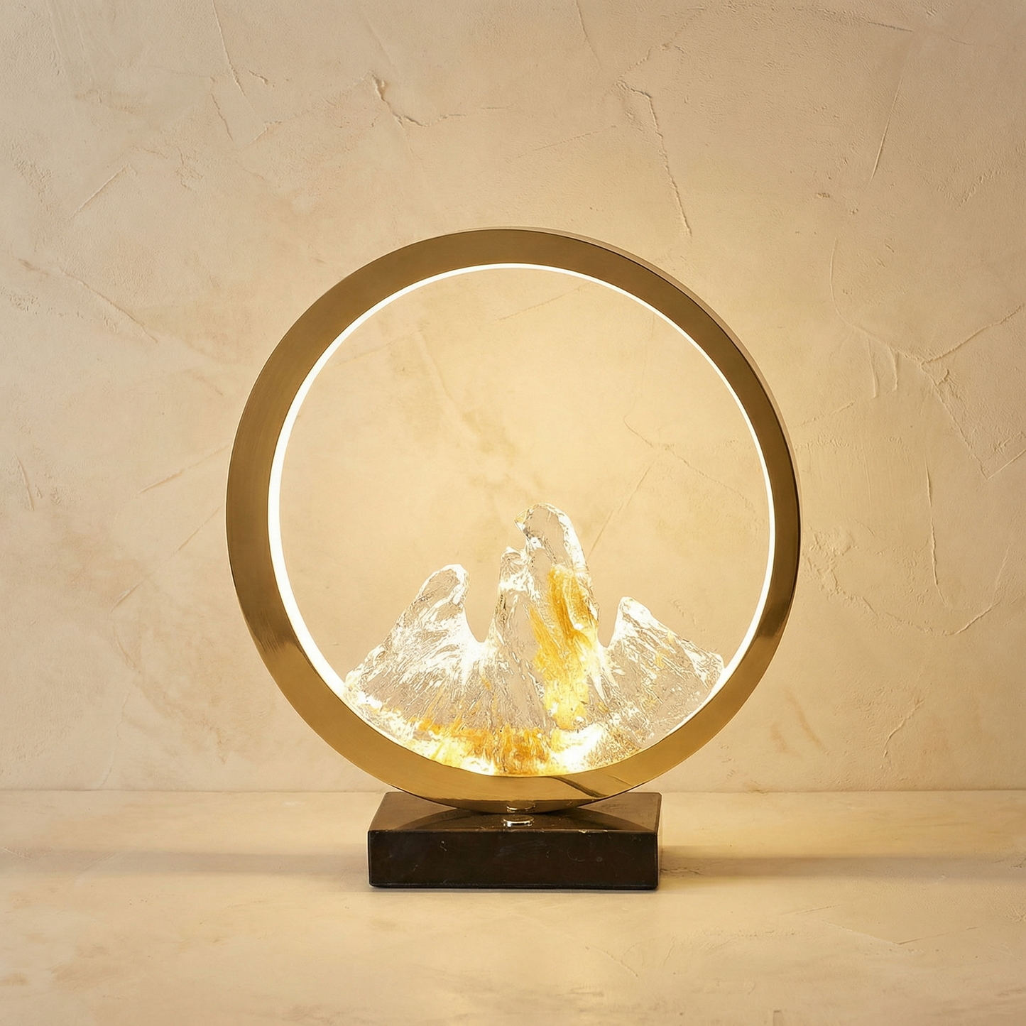 Yiosi Moonlit Mountain Table Lamp - Gold - Image 1