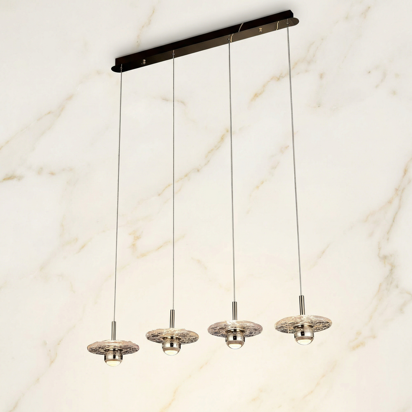 Yiosi Oriental Pearl Linear Chandelier - Image 1