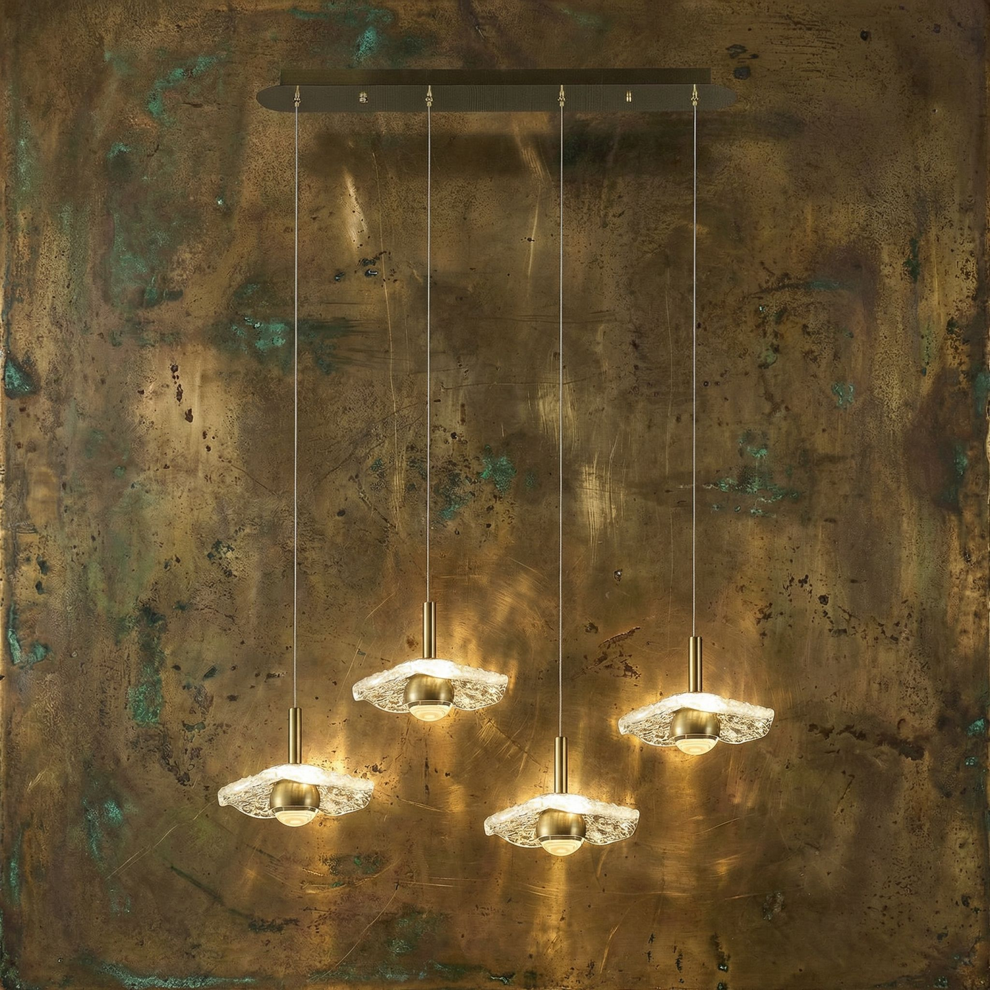 Yiosi Lotus Story Linear Chandelier - Image 1