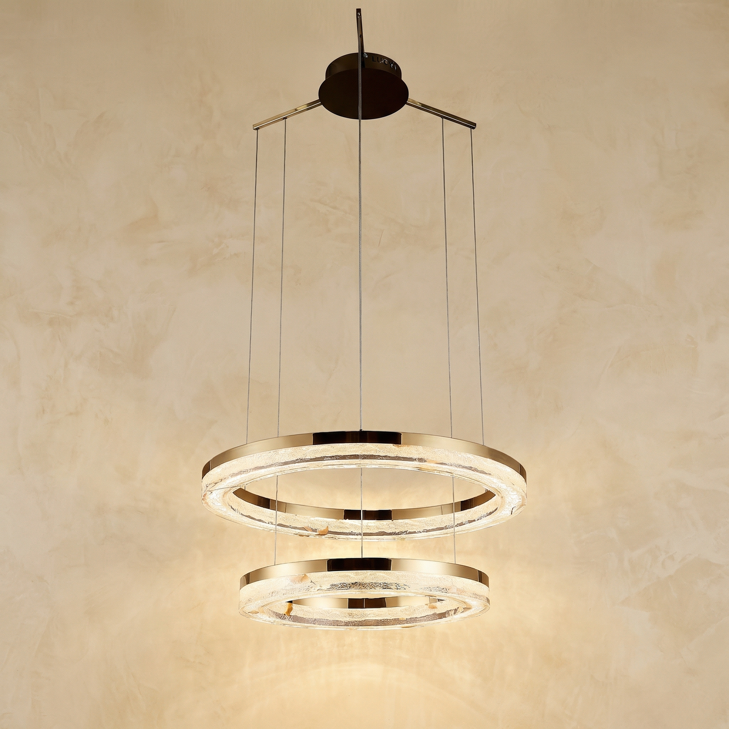Yiosi Sky Garden 2-Ring Combo Chandelier - Image 1