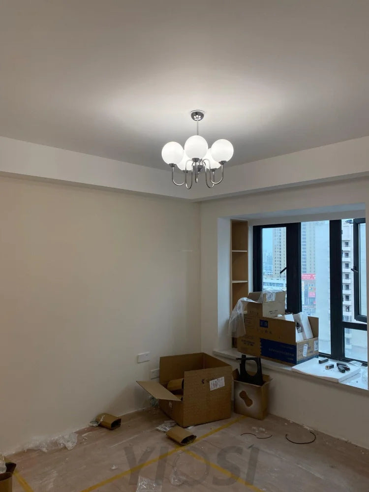 Progress Lighting Carisa Chandelier with 3/5/8 heads - Bend, Marshmallow Chandelier-1-Yiosilamp