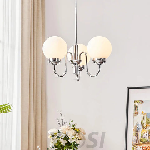 Progress Lighting Carisa Chandelier with 3/5/8 heads - Bend, Marshmallow Chandelier-1-Yiosilamp