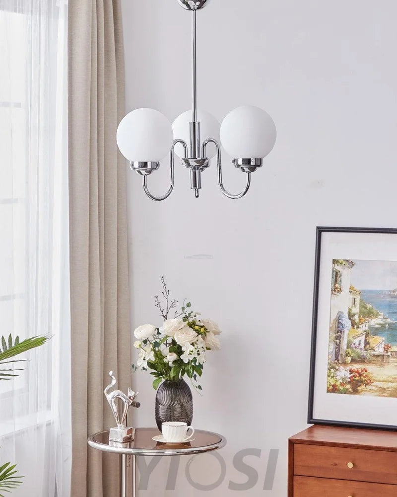 Progress Lighting Carisa Chandelier with 3/5/8 heads - Bend, Marshmallow Chandelier-1-Yiosilamp