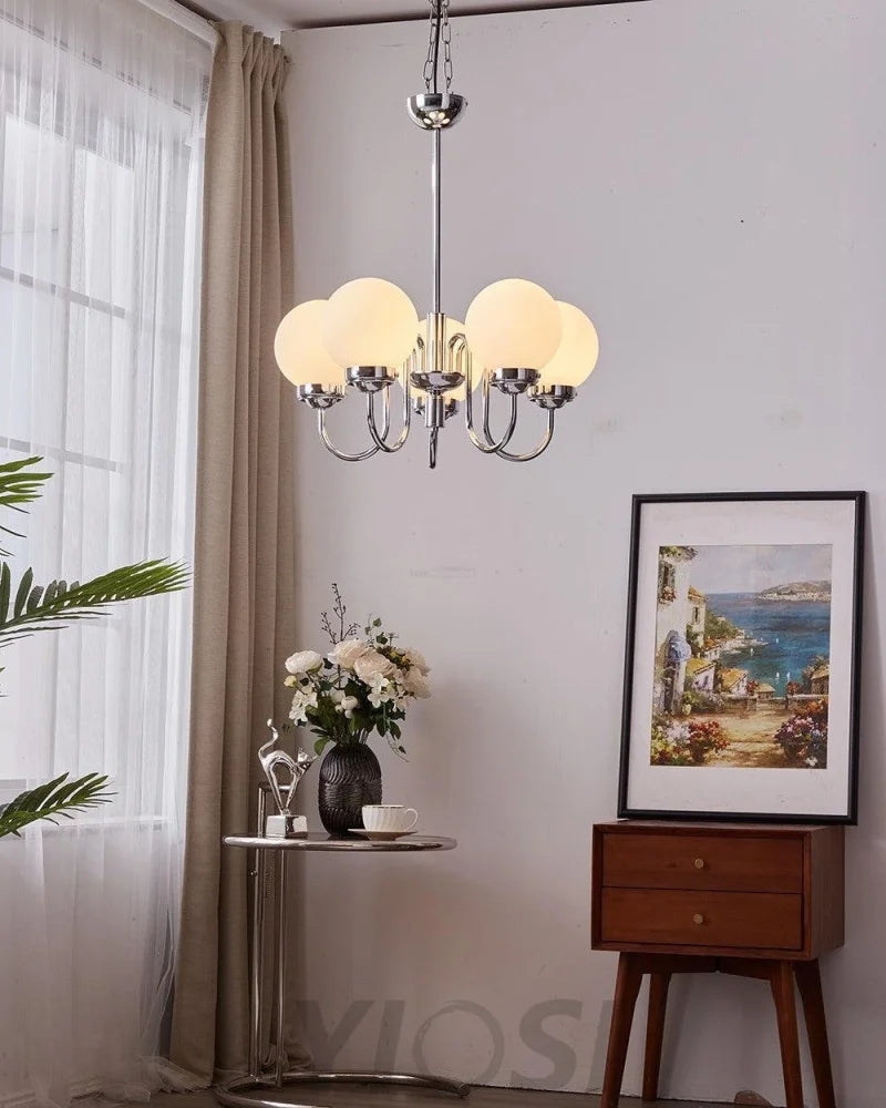 Progress Lighting Carisa Chandelier with 3/5/8 heads - Bend, Marshmallow Chandelier-1-Yiosilamp