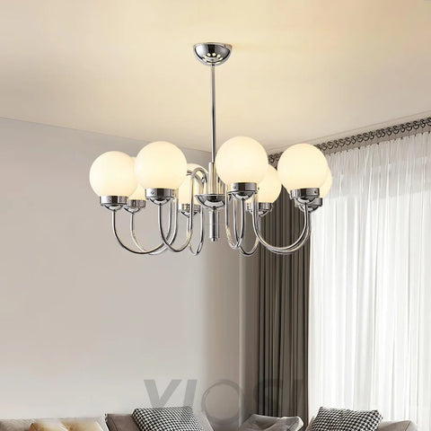 Progress Lighting Carisa Chandelier with 3/5/8 heads - Bend, Marshmallow Chandelier-1-Yiosilamp