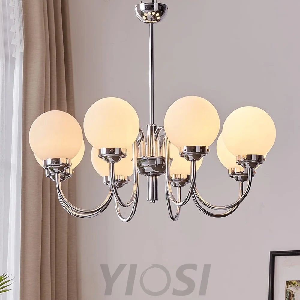 Progress Lighting Carisa Chandelier with 3/5/8 heads - Bend, Marshmallow Chandelier-1-Yiosilamp