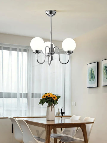 Progress Lighting Carisa Chandelier with 3/5/8 heads - Bend, Marshmallow Chandelier-1-Yiosilamp