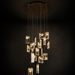 Purple Mountain Modern Sculptural Pendant Light - main
