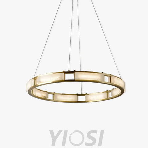 Qatar Alabaster Round Chandelier - Alabaster, Alabaster Chandelier-1-Yiosilamp
