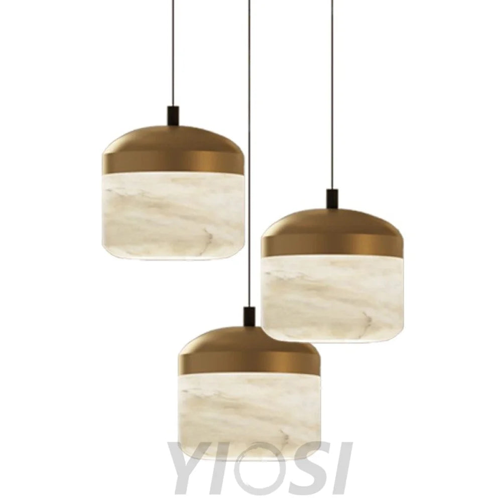 Radiance United Alabaster Pendant Chandelier For Staircase Living Room For Living Room Kitchen