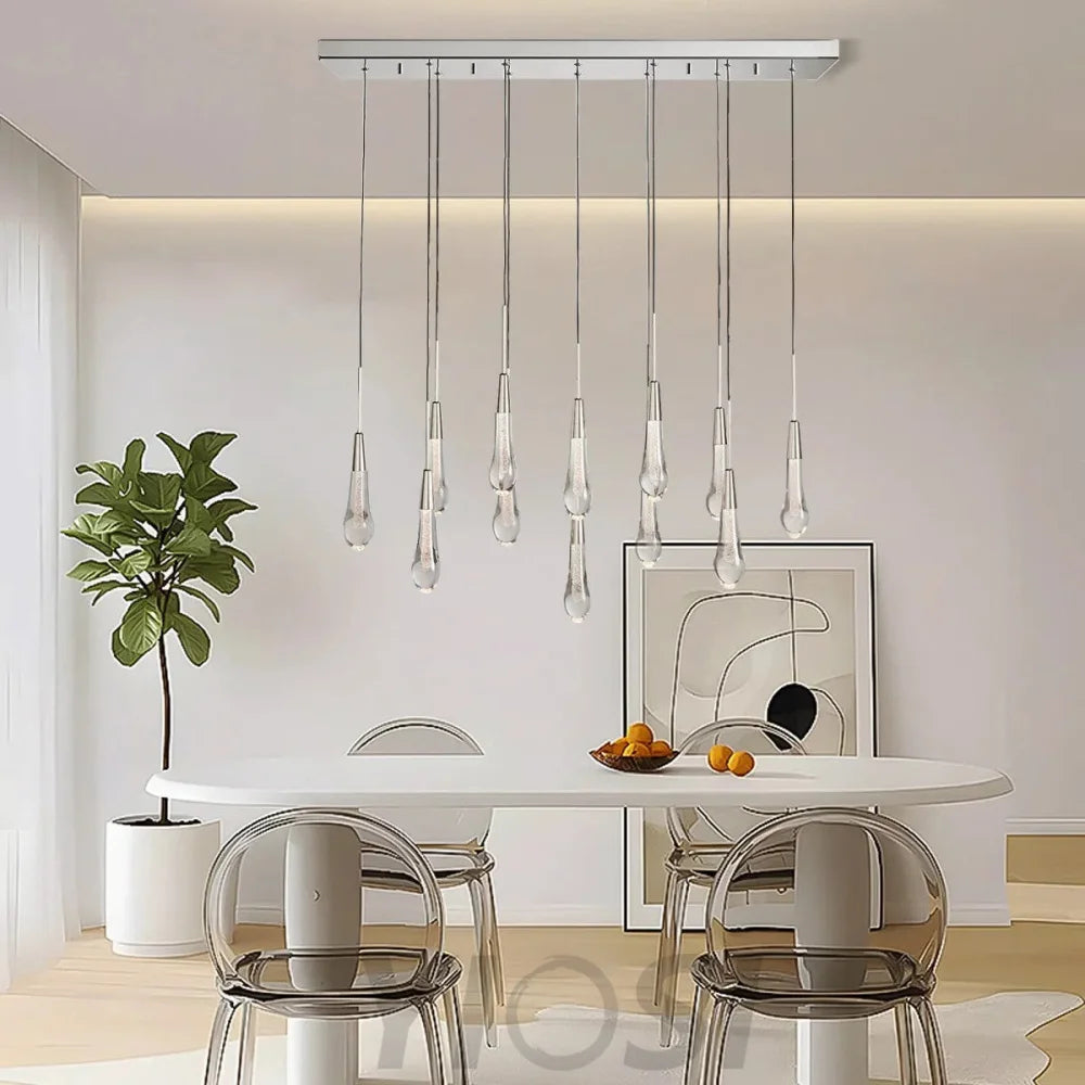 Raindrop Linear Chandelier 37’’ 50’’ 70’’ 87’’