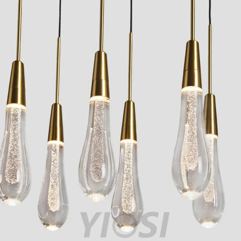 Raindrop Linear Chandelier 37’’ 50’’ 70’’ 87’’