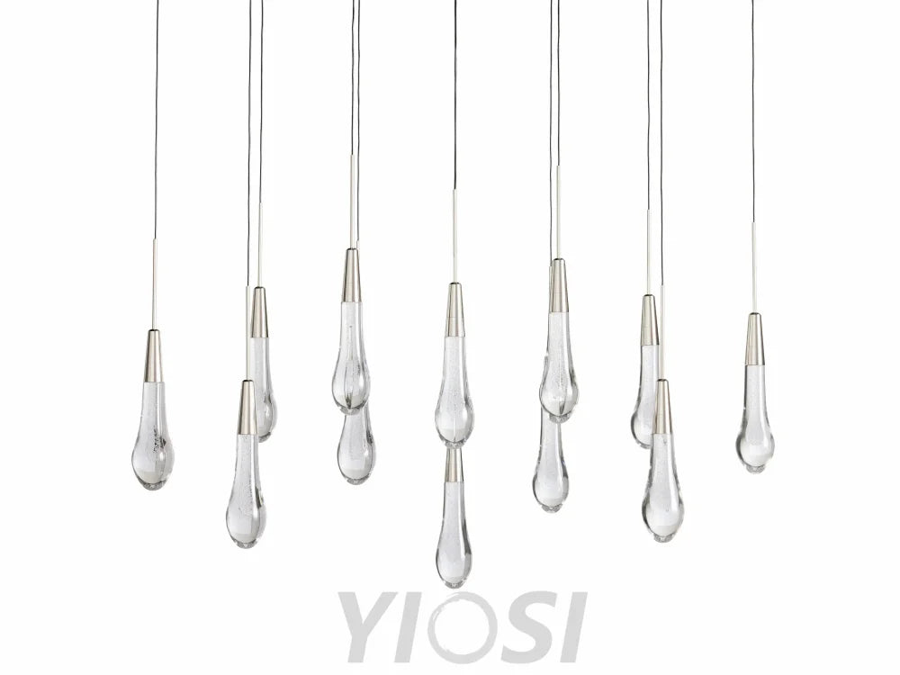 Raindrop Linear Chandelier 37’’ 50’’ 70’’ 87’’