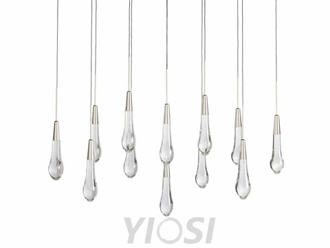 Raindrop Linear Chandelier 37’’ 50’’ 70’’ 87’’