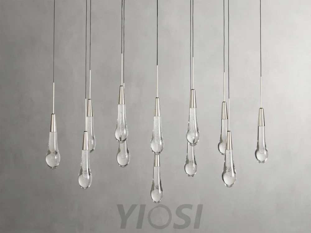 Raindrop Linear Chandelier 37’’ 50’’ 70’’ 87’’