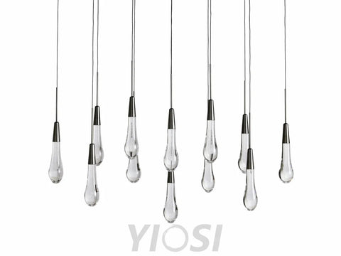 Raindrop Linear Chandelier 37’’ 50’’ 70’’ 87’’