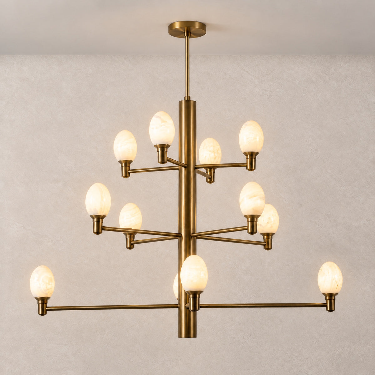 Ramo Brass Living Room Chandelier