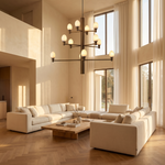 Yiosi Ramo Egg Alabaster Chandelier — Brass - Image 3