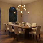Yiosi Ramo Egg Alabaster Chandelier — Brass - Image 4