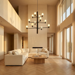 Yiosi Ramo Egg Alabaster Chandelier — Black - Image 3