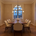 Yiosi Ramo Egg Alabaster Chandelier — Black - Image 4
