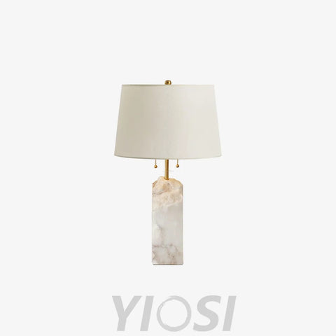 Raw Alabaster Table Lamp - Alabaster-1-Yiosilamp