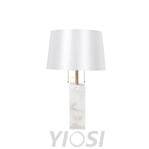 Raw Alabaster Table Lamp - Alabaster-1-Yiosilamp