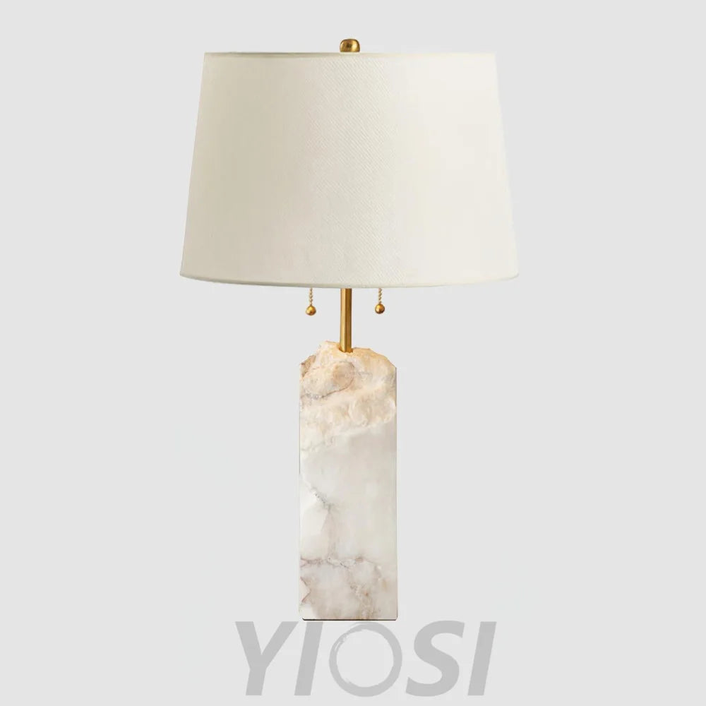 Raw Alabaster Table Lamp - Alabaster-1-Yiosilamp