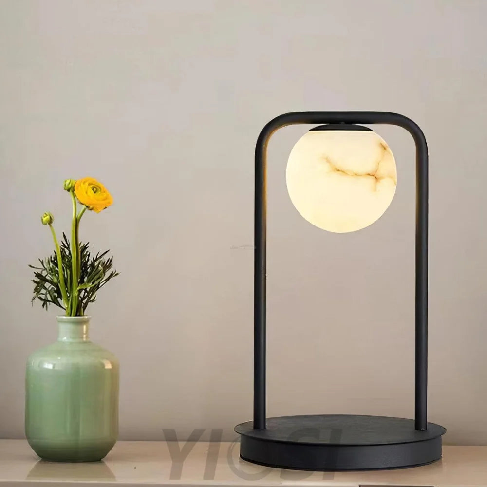 Rebirth Table Lamp - Alabaster-1-Yiosilamp