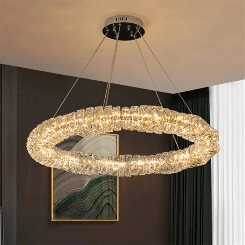 Regan Crystal Ring Chandelier Chandeliers