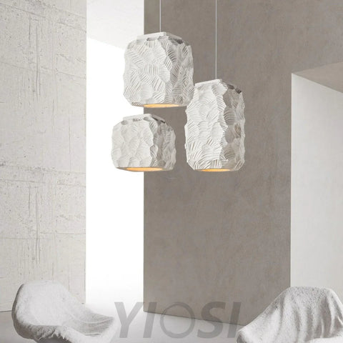 Resin Geometry Pendant - Earring-1-Yiosilamp
