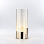 Ribbon Acrylic Table Lamp – lights on