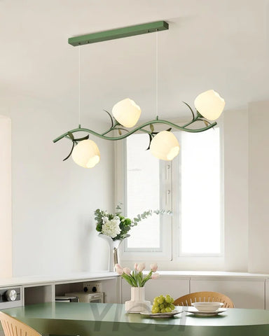 Ricko Simi Chandelier with 4/5 heads - -1-Yiosilamp