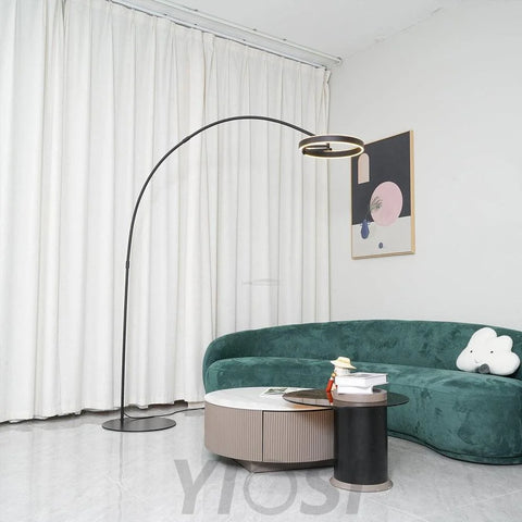 Ring Floor Lamp - Bent-1-Yiosilamp